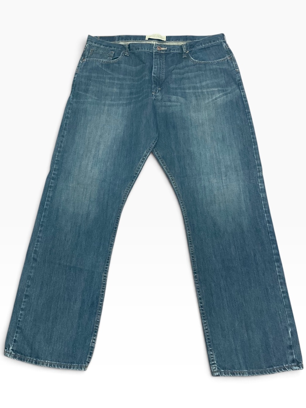 Wrangler Jeans Co Men’s Blue Denim Jeans Relaxed Straight Size 40 /X 32 EUC